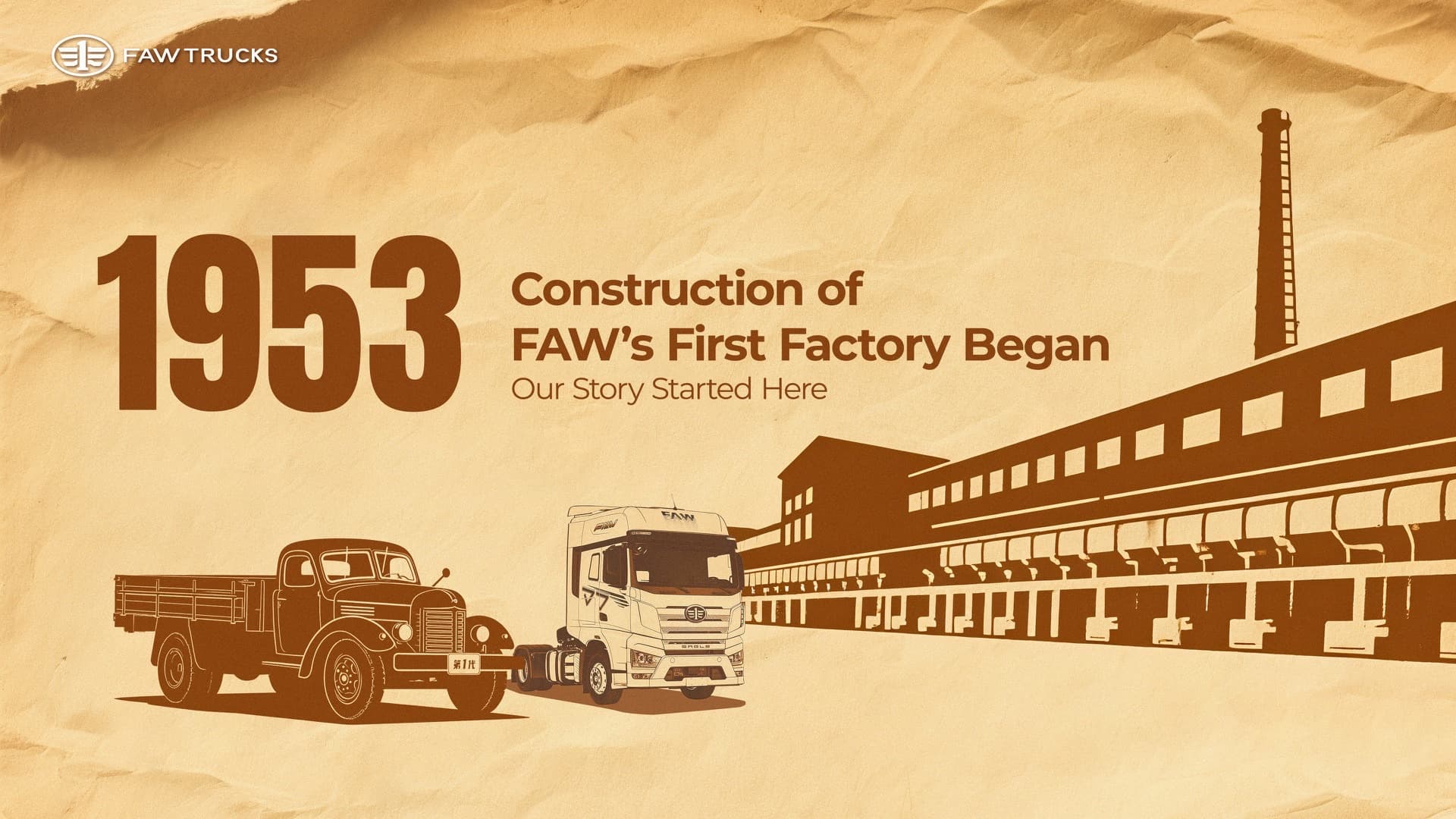 FAW first factory construction 1953